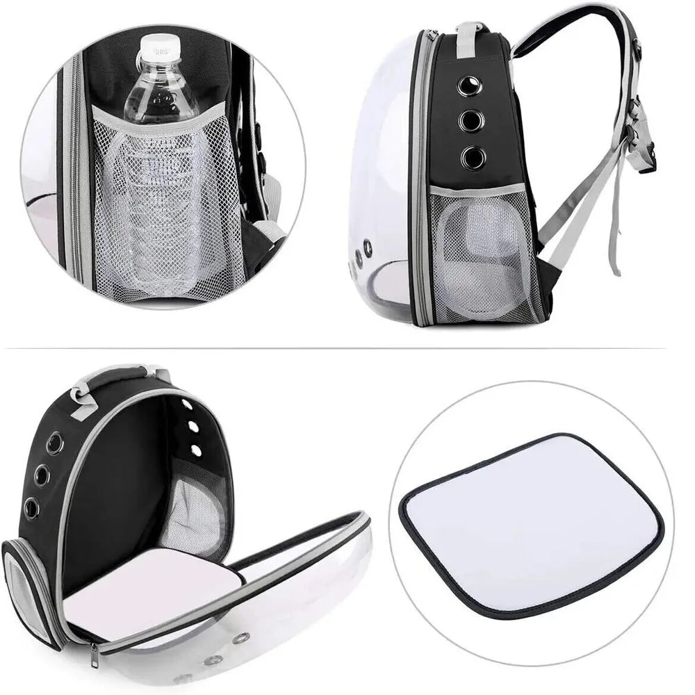 Astronaut Clear Window Breathable Travel Backpack For Cats,Dogs And Pets Carrier