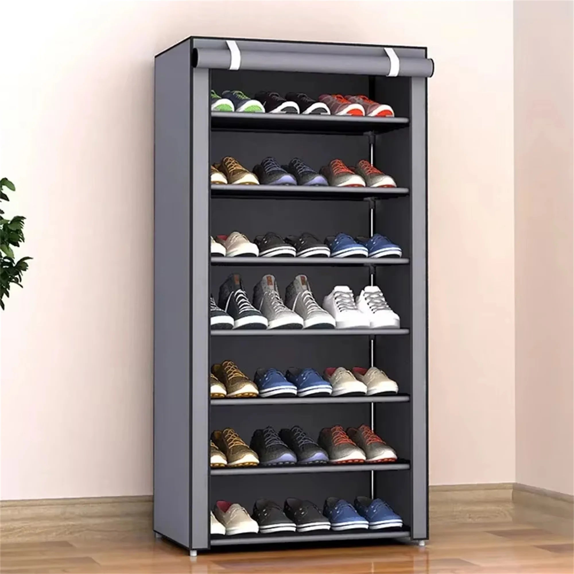 Multilayer Shoe Rack Organizer–Space-Saving Dustproof Shelf for Entryway & Home