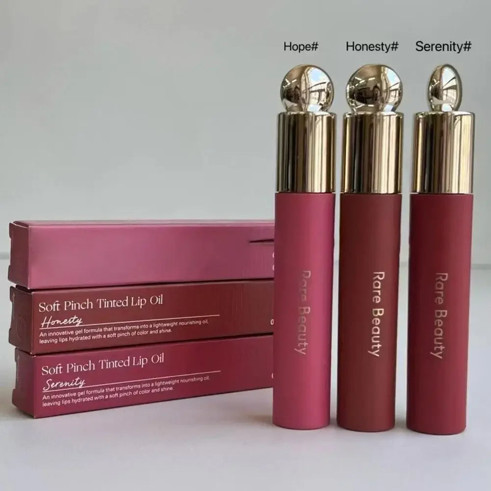 3ml Rare Beauty Soft Pinch Tinted Lip Oil Gloss – Moisturizing & High-Shine