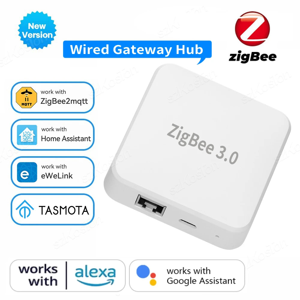 ZigBee 3.0 Smart Gateway Hub – eWeLink APP,Tasmota,Zigbee2MQTT, Home Assistant