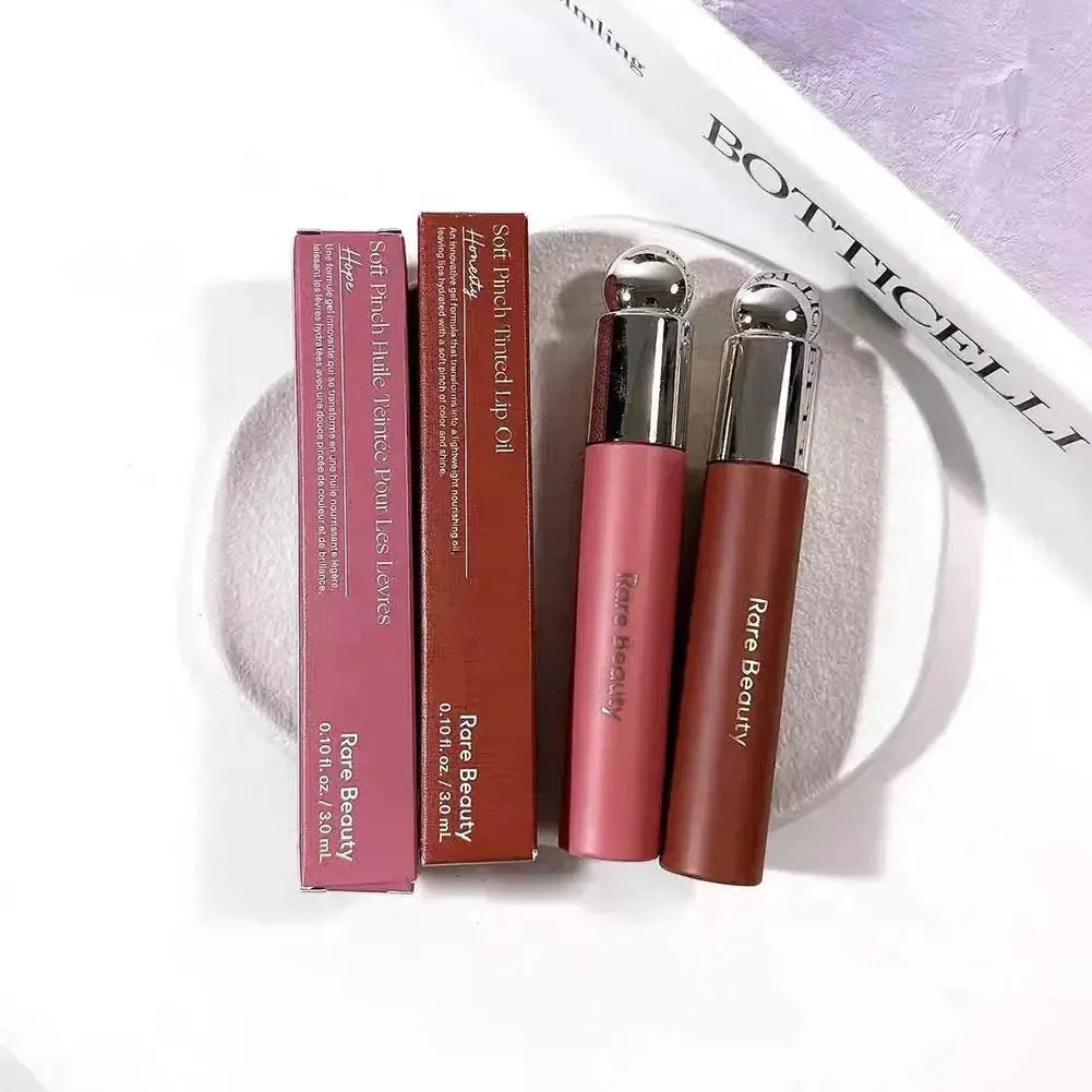 3ml Rare Beauty Soft Pinch Tinted Lip Oil Gloss – Moisturizing & High-Shine
